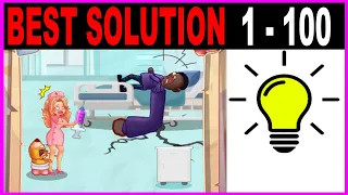 Nurse story Tricky Puzzle level 1 to 100 Full Game Walkthrough Answers - Funny Stickman Brain Puzzle