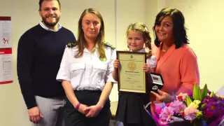 Four-year-old girl calls 999 after her mum collapses