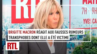 Brigitte Macron réagit aux fausses rumeurs transphobes dont elle a été victime