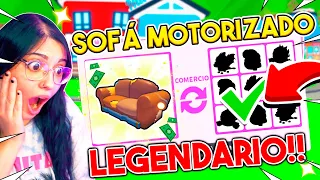 TRADEO *SOLO* EL NUEVO SOFÁ MOTORIZADO *LEGENDARIO* en ADOPT ME!! (Roblox)