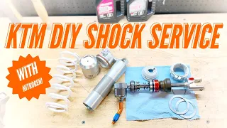 How To: KTM DIY Shock Rebuild With Basic Tools - 2023 2024 KTM 300 XC TBI