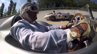 Sir Stirling Moss meets Lewis Hamilton - Monza Footage