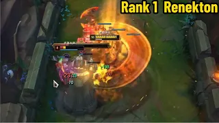 Rank 1 Renekton: He DOMINATING Master Elo