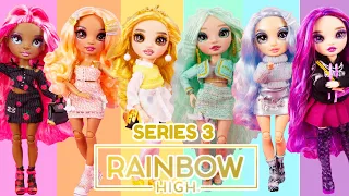 RAINBOW HIGH Series 3 Dolls FULL COLLECTION UNBOXING!