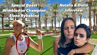 Elena Rybakina doesn’t like Indian Wells Food: Interviewed by Natalia Zabiiako & Daria Kasatkina.