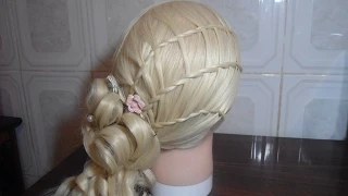 peinado de cascada ajustado/adjusted cascade hairstyle/Скорректированный каскад стрижка