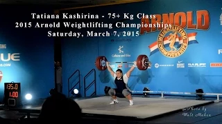 Tatiana Kashirina Lifting at the 2015 Arnold Weightlifting Championships