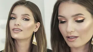 ЗОЛОТОЙ МАКИЯЖ ГЛАЗ С ГЛИТТЕРОМ #TANYAMAKEUP