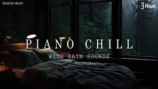 3 Hours of Rain Sounds and Relaxing Sleep Music - Soft Rain for Deep Sleep and Stress Relief