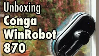 Robot limpiacristales Conga WinRobot 870: Unboxing y características