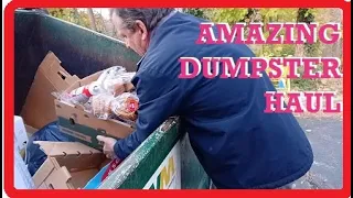 ANOTHER AMAZING DUMPSTER HAUL! I KID YOU NOT ~ NO SHORTAGE OF FOOD IN THE ALDI DUMPSTER!