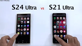 SAMSUNG S24 Ultra vs S21 Ultra - Speed Test
