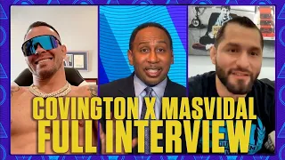 Colby Covington & Jorge Masvidal go 1-on-1 on Stephen A’s World