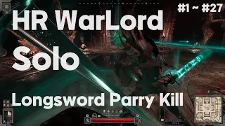 [Dark and Daker] HR Warlord Solo Longsword Parry Kill