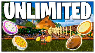 Best Farming Guide for Unlimited Food in 7 Minutes | Lego Fortnite