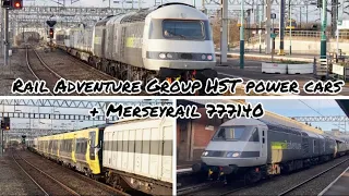 Rail Adventure Group HST Power Cars moving Merseyrail Unit - January 2023