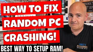 How To STOP Random Reboots & DDR4 DDR5 Memory Error BSOD With EXPO XMP settings