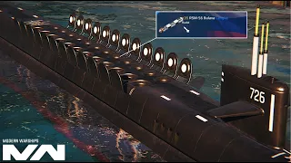 USS Ohio - Full Bulava Nuclear Missile Gameplay - Modern Warships