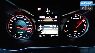 Performmaster C63 S (612hp) - 0-300 km/h acceleration (60FPS)