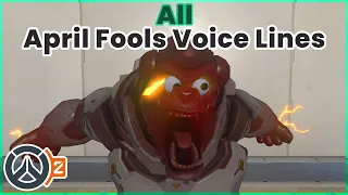 Overwatch 2 ALL NEW April Fools Voice Lines (Ult, Ally, Enemy, Winton)