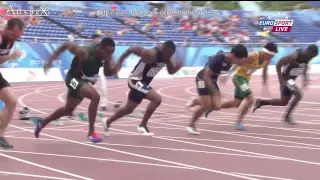 Akani Simbine PB 9.97 (+0.0m/s) 100m men final Gwangju Universiade 2015
