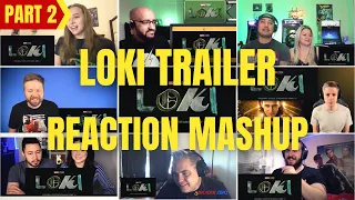 Loki Trailer REACTION MASHUP | Marvel Studio's Loki Trailer Reaction Mashup! (Part 2)