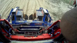 Moving a sand dune 50 ft. toward beach