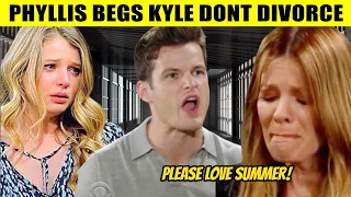 CBS Young And The Restless Spoilers Phyllis begs Kyle not to divorce Summer - she's leaving Genoa