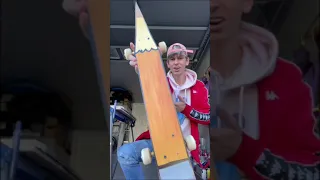 CRAZIEST PENCIL SKATEBOARD!? PT. 2 ⚠️⚠️