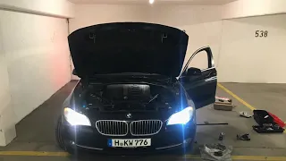 BMW F11/F10 wymiana ksenonów (D1S żarnik)