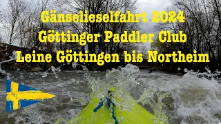 Gänselieselfahrt 2024 auf der Leine von Göttingen bis Northeim