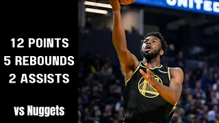 Andrew Wiggins 12 PTS, 5 REB, 2 AST vs #6 Nuggets - PO G5 - Apr 27, 2022