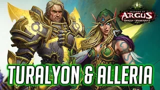 WoW Legion 🌟 Meet Turalyon & Alleria Windrunner on Argus - Patch 7.3