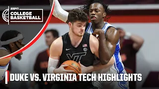 Duke Blue Devils vs. Virginia Tech Hokies | Full Game Highlights