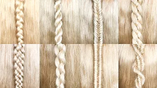8 basic braids TUTORIAL | Braiding 101