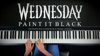 Wednesday Plays the Cello x Paint It Black - The Rolling Stones (EPIC piano cover)