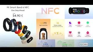 ОФИЦИАЛЬНО: XIAOMI MI SMART BAND 6 NFC УЖЕ В ЕВРОПЕ!!! 🔥🔥🔥