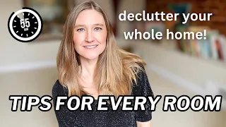 Whole House Declutter: MEGA DECLUTTERING WORKSHOP | 55 minutes of real life tips for every room