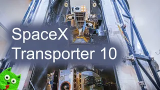 SpaceX запускает Transporter 10 на Falcon 9