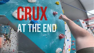 POV 6a lead climb with a hard crux!