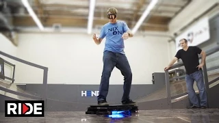 Tony Hawk Rides World's First Real Hoverboard  - Hendo Hover