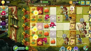 plants vs zombies 2 lost city day 28