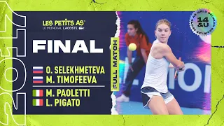 Les Petits As 2017 | Girls Doubles Final | Selekhmeteva/Timofeeva vs. Paoletti/Pigato