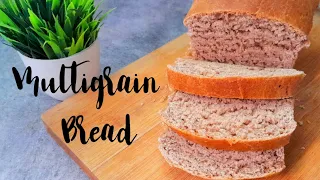 Multigrain bread recipe|healthy bread at home with simple ingredients|How to make healthy bread