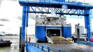 car carrier City Of Paris MZMT2 IMO 9174775 cars fastened for departure Tug