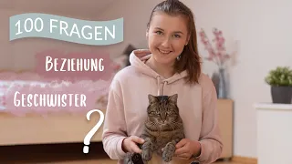 100 FRAGEN ÜBER MICH | Beziehung, Geschwister, ... | Pilsali