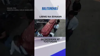 Libing ng patay, idinaan sa sayawan at masayang tugtugan. #shorts | Balitanghali