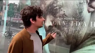 Devon Bostick singing in the city (most recent video)