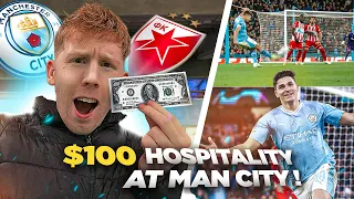 Experiencing $100 Hospitality at Man City vs Red Star Belgrade