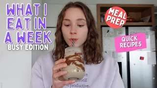 WHAT I EAT IN A (busy) WEEK 😋// healthy & vegan 🌱